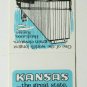 Kansas - Wheat Grain Elevator Dillon Food Stores 20 Strike Matchbook Cover