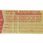 Deming, New Mexico Ranchette Advertisement 20 Strike Matchbook Cover Matchcover