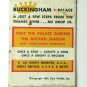 Buckingham Palace - 1957 Tip'n Twinkle 20 Strike Matchbook Cover Matchcover
