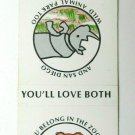 San Diego Zoo and Wild Animal Park - 20 Strike California Matchbook Cover