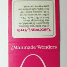 Manmade Wonders Gateway Arch - St. Louis 20 Strike Matchbook Cover Matchcover