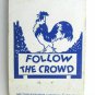 1955 First Annual Hobby Show Sterling College Kansas 20 Strike Matchbook Cover