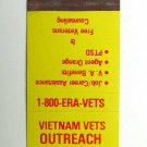 Vietnam Vets Outreach Center - Warsaw, New York 20 Strike Matchbook Cover NY
