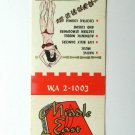 Middle East Restaurant - Philadelphia, Pennsylvania 20 Strike Matchbook Cover PA Middle East Restaurant - Philadelphia, Pennsylvania 20 Strike Matchbook Cover PA