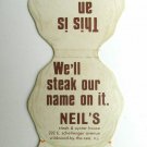 Neil's Steak Oyster House  Wildwood-By-The-Sea, New Jersey Restaurant MatchCover