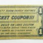 Tommy Bartlett Show - Wisconsin Dells WI 20 Strike Matchbook Cover Matchcover