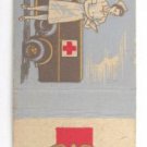 Medical Corps 20 Strike US Military Matchbook Match Cover Caduceus on Red Cross