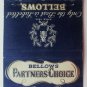 Bellows & Co. Partners Choice - Baltimore, Maryland 40 Stick Matchbook Cover MD