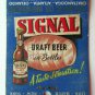 Signal Draft Beer Chattanooga Atlanta Orlando Charlotte Norfolk Matchbook Cover
