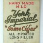 York Imperial Cigar J.C. Winter Co. Tobacco 20 Strike Matchbook Cover Matchcover