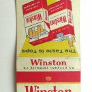 Winston Cigarettes - R,J. Reynolds Tobacco Co. 20 Strike Matchbook Cover