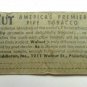 Walnut Pipe Tobacco John Middleton - 20 Strike Matchbook Cover Matchcover