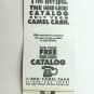 Camel Cigarettes - Camcorder Hard Goods Advertisement 20 Strike Matchbook Cover
