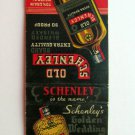 Schenley's Golden Wedding Whiskey New York, NY 20 Strike Matchbook Cover Alcohol