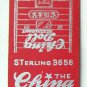 The China Doll - Washington, DC Restaurant 20 Strike Matchbook Cover Matchcover