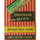 Beech-Nut Gum - Chewing Gum Advertisement 20 Strike Matchbook Cover Matchcover Beech-Nut Gum - Chewing Gum Advertisement 20 Strike Matchbook Cover Matchcover
