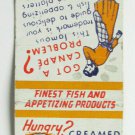 Vita Brand Herring Fillets Fish Products Advertisement 20 Strike Matchbook Cover
