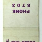 The Beeby Pharmacy - Kalamazoo, Michigan 20 Strike Matchbook Cover MI Matchcover