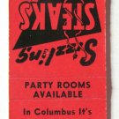 The Pub Steak House - Columbus, Ohio Restaurant 20 Strike Matchbook Cover OH The Pub Steak House - Columbus, Ohio Restaurant 20 Strike Matchbook Cover OH