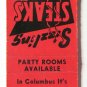 The Pub Steak House - Columbus, Ohio Restaurant 20 Strike Matchbook Cover OH