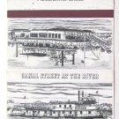 New Orleans - Canal Street at the River 40 Strike Matchbook Cover Cotton Blossom New Orleans - Canal Street at the River 40 Strike Matchbook Cover Cotton Blossom