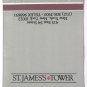 St. James's Tower  New York, NY Condominium 40 Strike Matchbook Cover Matchcover