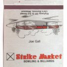 Strike Market Bowling & Billiards - Lee's Summit, Missouri 40RS Matchbook Cover Strike Market Bowling & Billiards - Lee's Summit, Missouri 40RS Matchbook Cover