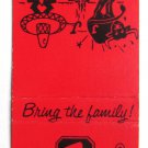 J's Branding Iron Steak House - Jackson, Tennessee Restaurant Matchbook Cover TN