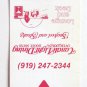 Channel Marker Restaurant - Atlantic Beach, North Carolina 20RS Matchbook Cover