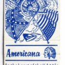 Americana - Berryville, Virginia Battle of Kearnstown 20 Strike Matchbook Cover