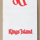 Kings Island - Ohio Amusement Park 20 Strike Matchbook Cover Matchcover OH