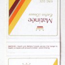 Matinée - Cigarette Tobacco Advertisement Canadian 20 Strike Matchbook Cover