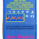 Joe's Smooth Philosophy Travel  Camel 1991 RJRTC Tobacco Ad 20RS Matchbook Cover