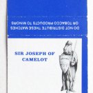 Sir Joseph of Camelot 1991 Camel Tobacco Advertisement 20 Strike Matchbook Cover