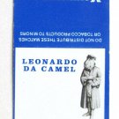 Leonardo Da Camel 1991 Cigarette Tobacco Advertisement 20 Strike Matchbook Cover