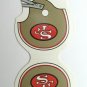San Francisco 49ers 1980 Football Schedule Sports Matchbook Cover Helmet Die-Cut