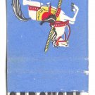 Carousel - Newark, New Jersey Supper Club Restaurant 30 Strike Matchbook Cover