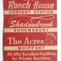 Rod Keller - New Jersey Restaurant 30 Stick Matchbook Cover West Orange, NJ