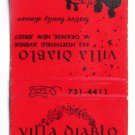 Villa Diablo - W. Orange, New Jersey Restaurant 30 Strike Matchbook Cover NJ Villa Diablo - W. Orange, New Jersey Restaurant 30 Strike Matchbook Cover NJ