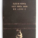 Michael's Pub - New York City NY Restaurant 30 Stick Matchbook Cover Matchcover
