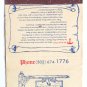 Blue Coat Inn - Dover, Delaware Restaurant 30 Strike Matchbook Cover Matchcover