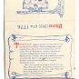 Blue Coat Inn - Dover, Delaware Restaurant 30 Strike Matchbook Cover Matchcover