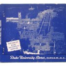 Air View of Duke University Campus  Durham, NC 40 Strike Matchbook Cover History