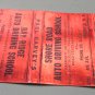 Bay Ridge Auto Driving School - Brooklyn, New York 40 Strike Matchbook Cover NY