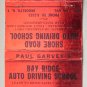 Bay Ridge Auto Driving School - Brooklyn, New York 40 Strike Matchbook Cover NY
