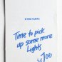 Camel Lights, Joe Playing Piano - 1992 Cigarette Ad 20 Strike Matchbook Cover
