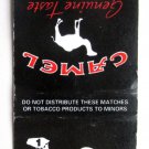 1995 Camel Cigarette Ad - Parts of Camel - RJR Tobacco 20 Strike Matchbook Cover