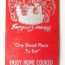 C & J Restaurant - Claxton, Georgia 20 Strike Matchbook Cover GA Matchcover C & J Restaurant - Claxton, Georgia 20 Strike Matchbook Cover GA Matchcover