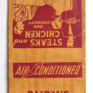 Ruby's Ranch - Columbus, Georgia Restaurant 20 Strike Matchbook Cover Matchcover