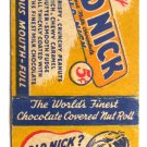 Old Nick Candy Bar - Vintage Advertisement 20 Strike Matchbook Cover Matchcover Old Nick Candy Bar - Vintage Advertisement 20 Strike Matchbook Cover Matchcover